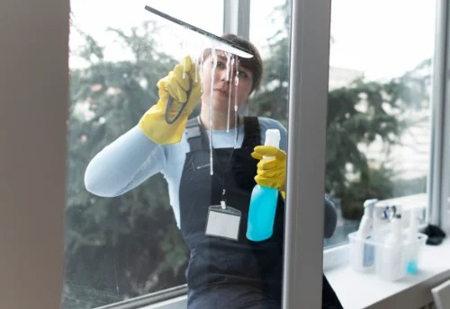 Nettoyage de vitres intérieures et extérieures à Évillers